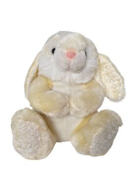 Goffa International Cream Bunny Rabbit Plush 12.5 Inch